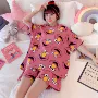 夏季女士学生短袖家居服