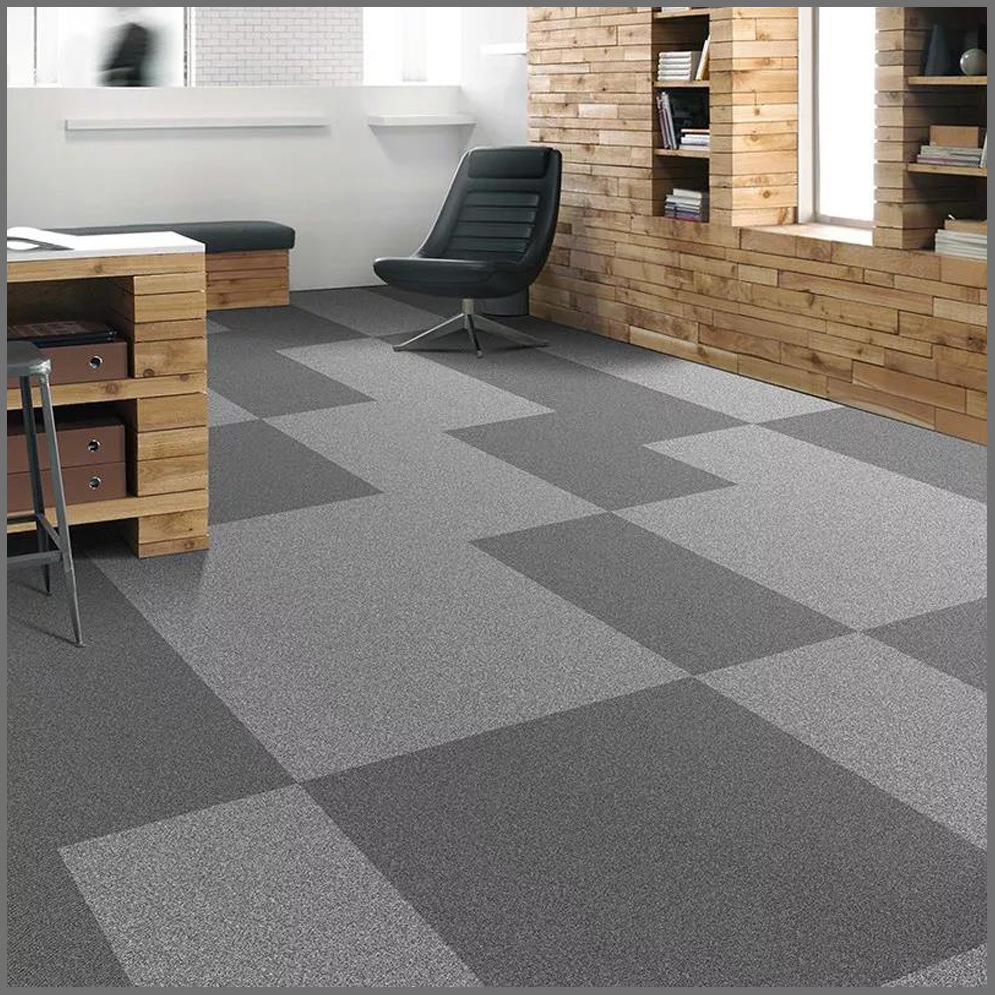 办公室地毯方块PVC底背纯色包邮 写字楼会议室走廊换新地毯Carpet