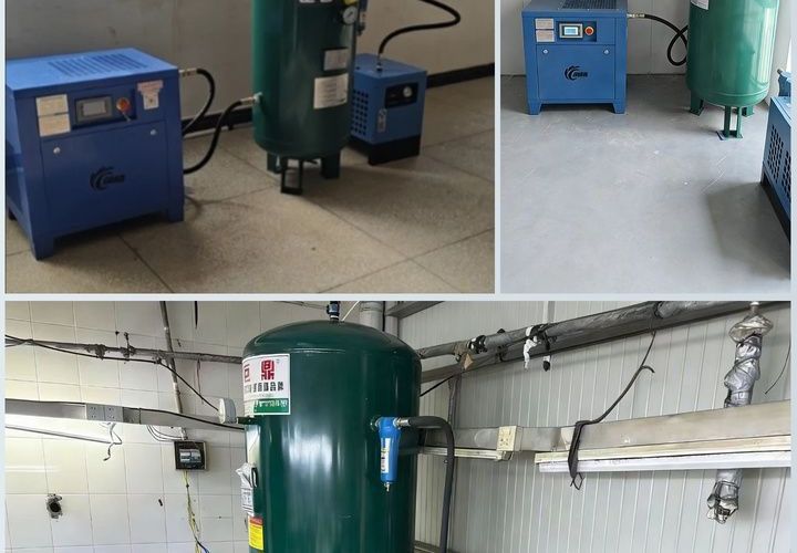 Permanent magnet variable frequency screw air compressor, industrial-grade laser cutting low-noise air compressor, available for purchase in bulk