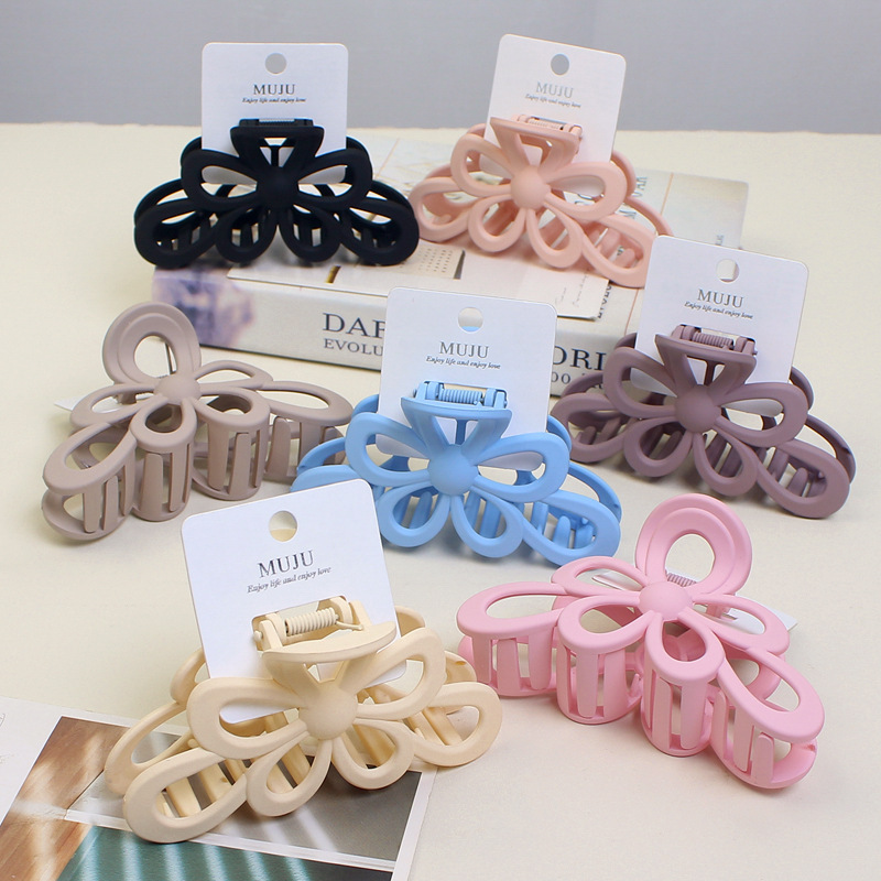 Bow Grab Clip Large Card Hanging Card Hair Accessories Boutique High Scrub Hair Clip Back Head Shark Clip