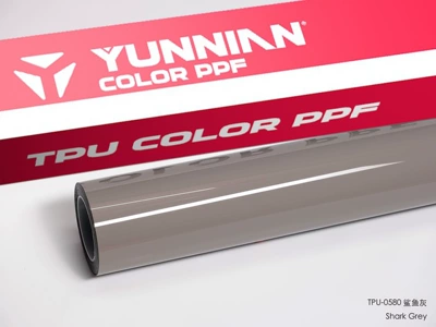 Auto Color Change Film: crystal TPU car color change - tpu-shark-gray-dual-use-for-wet-and-dry-surfaces-15215m