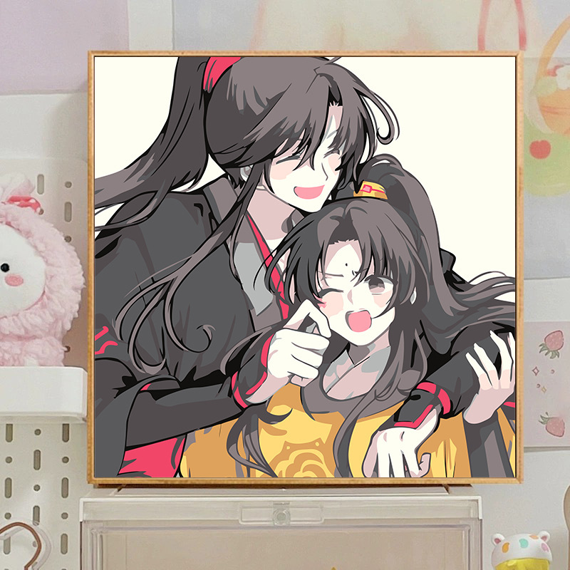 ズートピア diy デジタル油絵手描き着色ジュディニック周辺アクリル油絵メーカー卸売|undefined