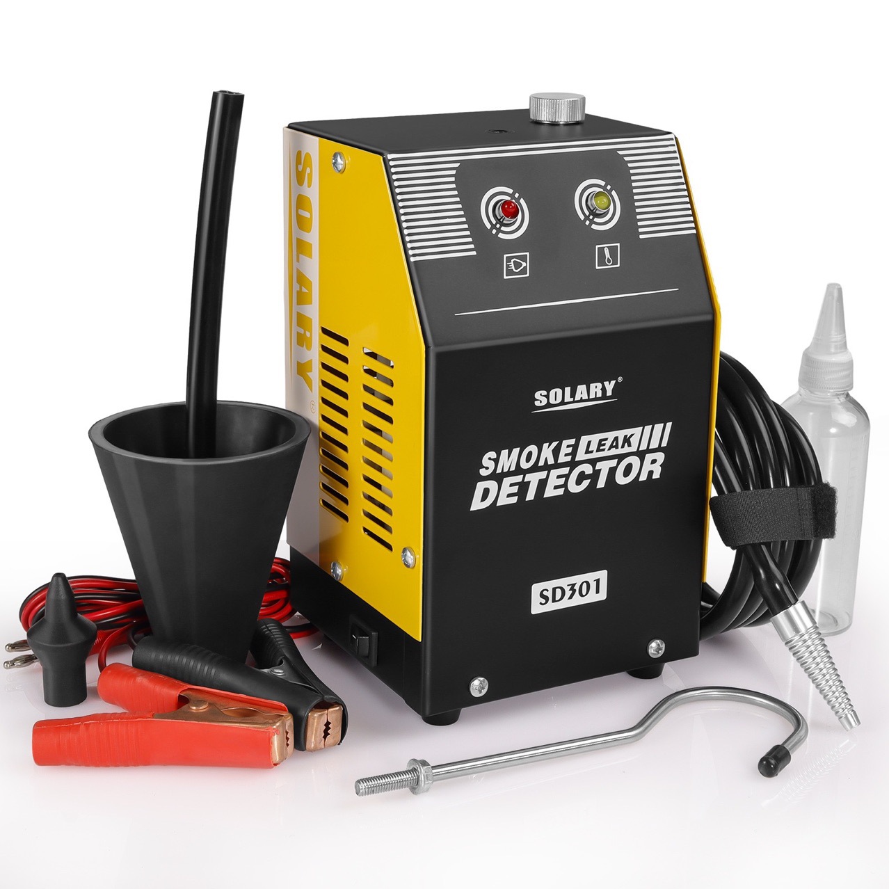 Car Engine Exhaust Pipe Air Leak Detector Smoke Leak Detector Car Smoke Side Leakage Meter Car Fault