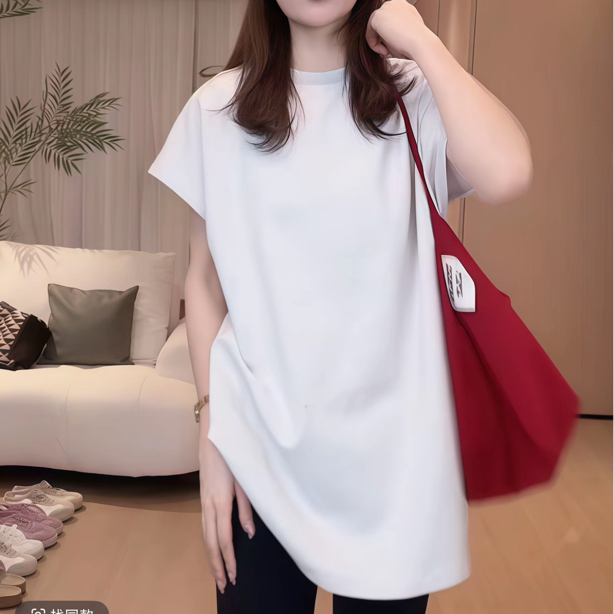 Sports trench coat for yoga with a round collar