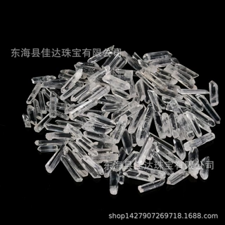 天然水晶柱白水晶条抛光六棱柱单晶体条状宝石家居鱼缸装饰批发