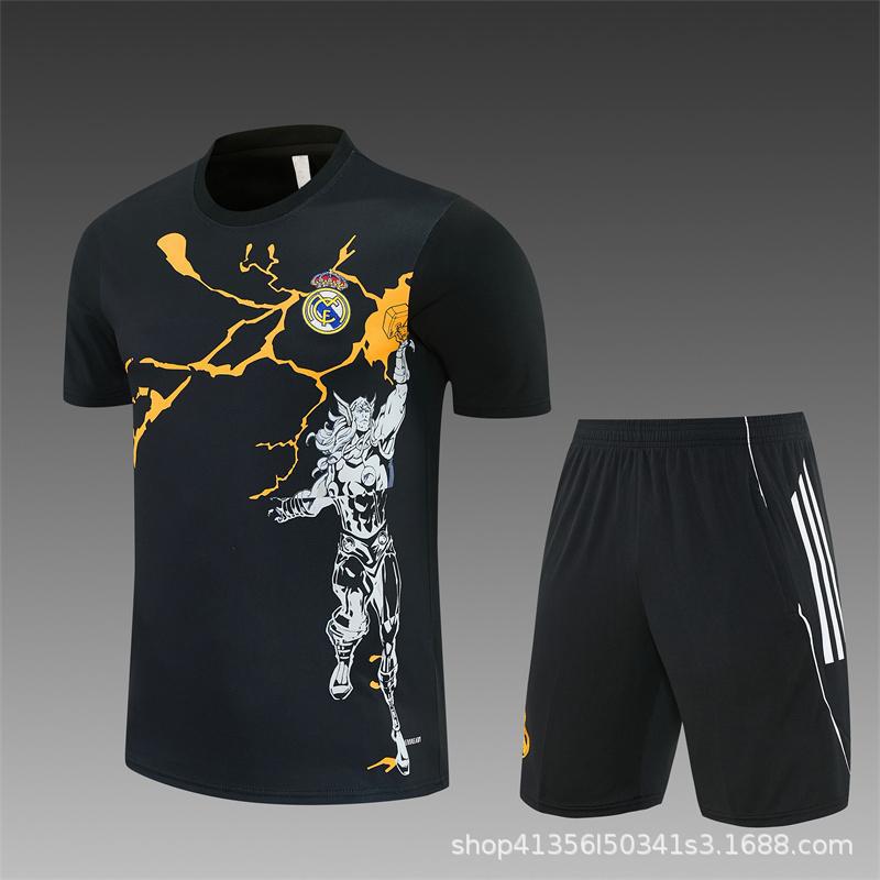 2627 temporada Barcelona Real Madrid Argentina Brasil España fútbol de manga corta trajes de entrenamiento para adultos equipo nacional