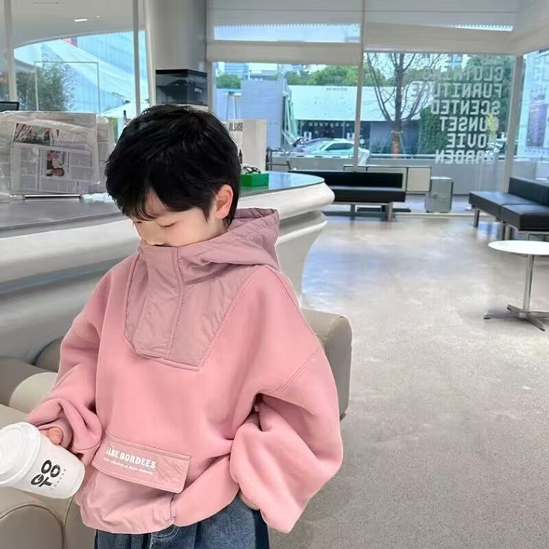 New autumn and winter styles for children: Korean-style hooded sweatshirts, baby and toddler tops, and girls' outerwear
