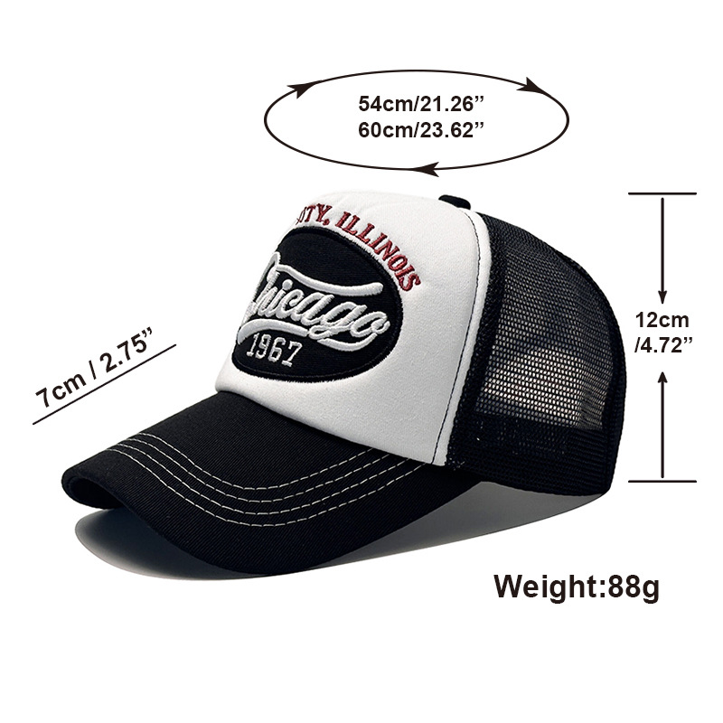 Vintage Trucker Cap For Men - Korean Style Breathable Mesh Hat_voghion.com
