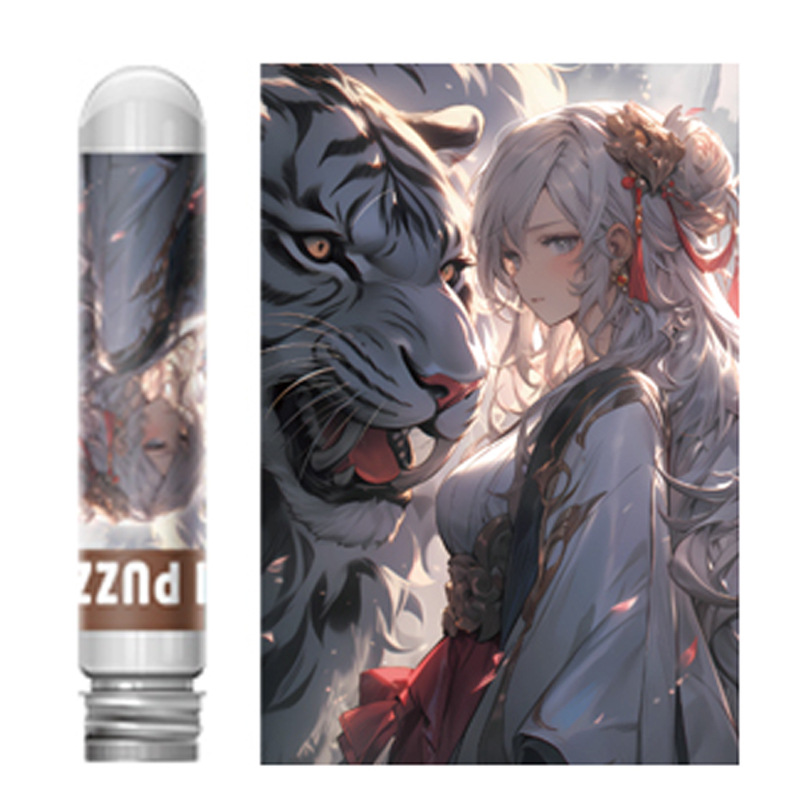 Mini tubo de ensayo rompecabezas adulto 150 unidades papel conveniente juguetes educativos para niños paisaje regalo cumpleaños creativo