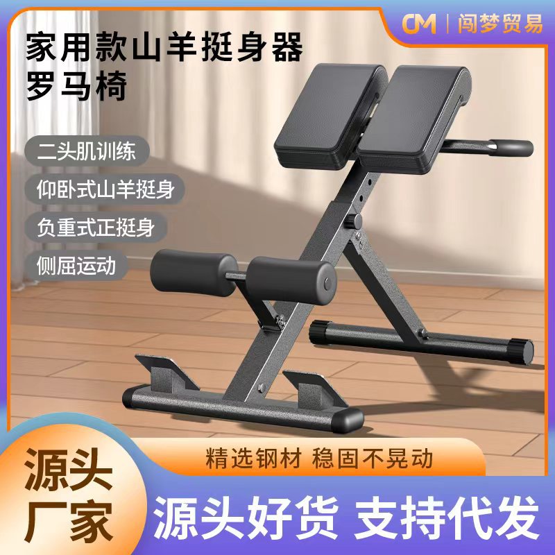 Home-Use Multifunctional Adjustable Abdominal Exercise Chair, Abdominal Roller, Waist and Back Trainer, Abdominal Trainer