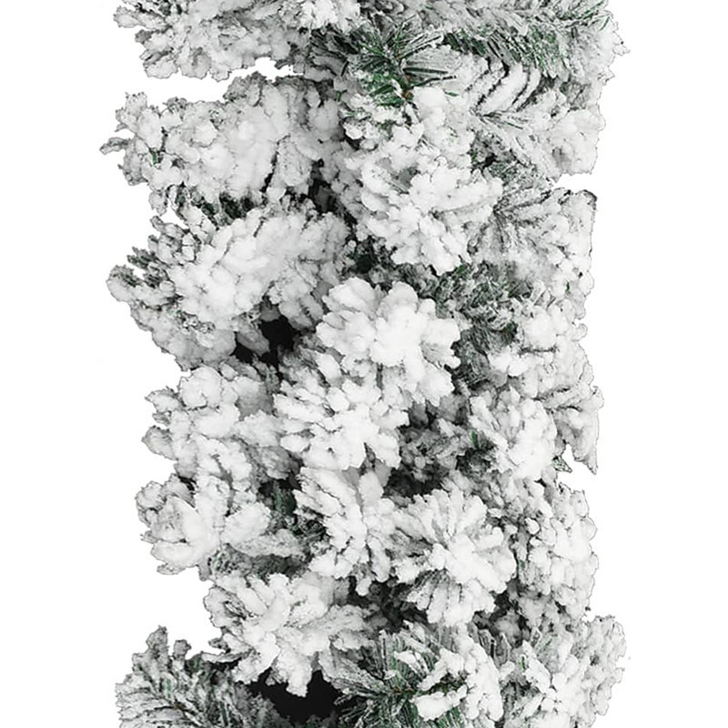 2.7m 植毛クリスマスリース ホテル ショッピングモール バー ドアハンギング PVC製 ホワイトクリスマスデコレーションリース|undefined
