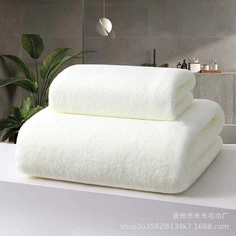 Хлопковое полотенце Coral fleece, утолщённый плюш, размеры 35×75 и 70×140 см, несколько цветов