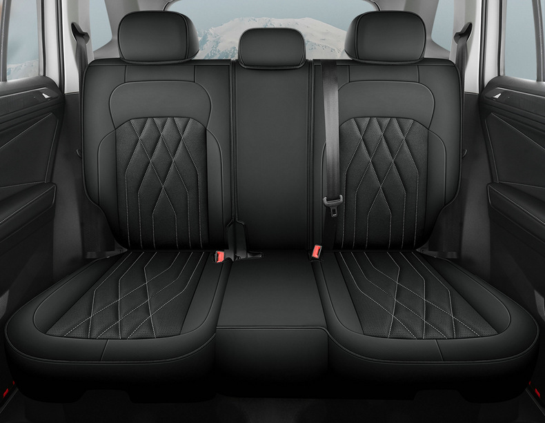 2023 Volkswagen Tiguan L Special Seat Cover All Seasons Universal Full Surrounding Seat Cover Breathable Leather Car Cushion Cover