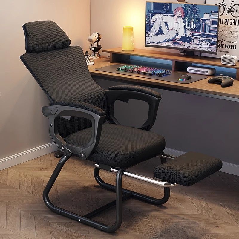 Office Chair Comfortable Sedentary Ergonomic Computer Chair Home Backrest Chair Study Chair Bow Office Seat