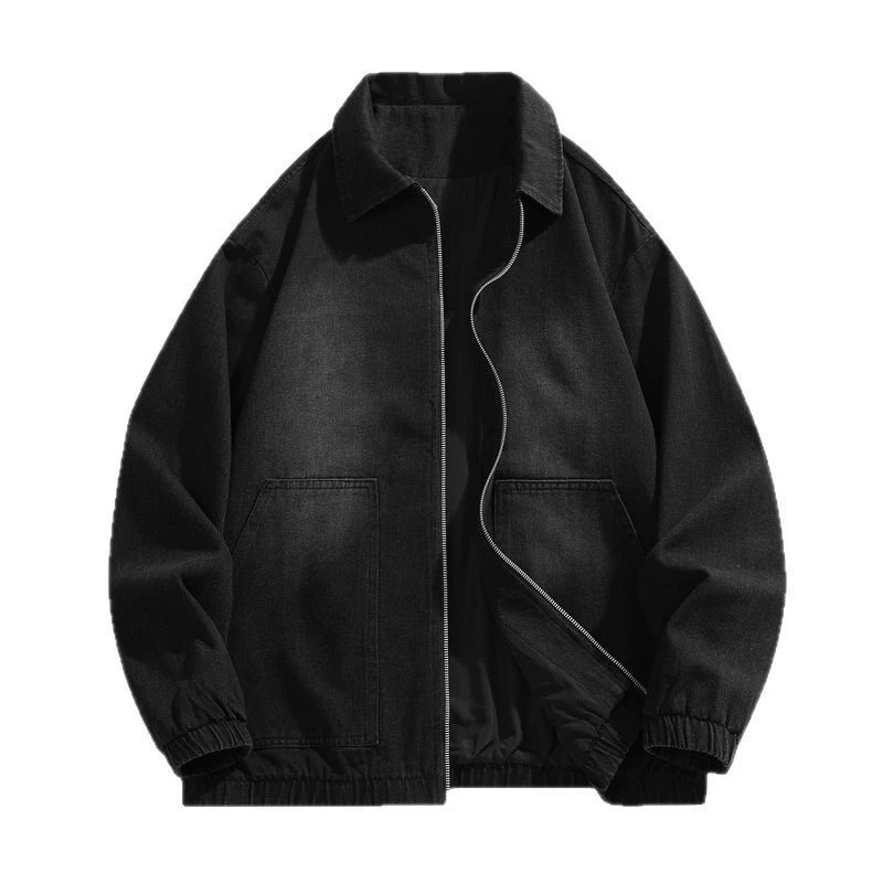 Denim retro jacket for leisure, American style