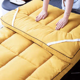 加厚软垫大学生宿舍单人0.9×1.9床垫学校上下铺折叠地铺睡垫褥子