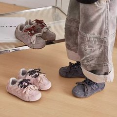 儿童德训鞋2025春秋新款男童韩版运动鞋女童软底板鞋中大童阿甘鞋