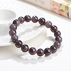 Organic crystal, round beads jade, bead bracelet