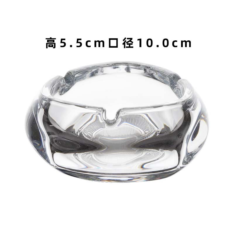 Cenicero de vidrio cenicero de hotel comercial oficina creativo simple sala de estar del hogar en forma de melocotón cenicero anti-polvo