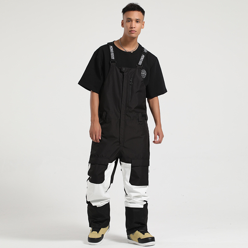 Nieuwe snowboardbroek heren winddicht waterdicht warm kleur bijpassende werk outdoor ski-uitrusting eendelige skibroek_voghion.com