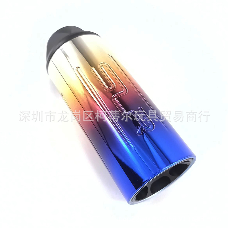 Arco Iris luminoso silenciador fuego colorido luminoso colorido 14 dientes reversos cerdo flash fluorescente jinmingsi caballo