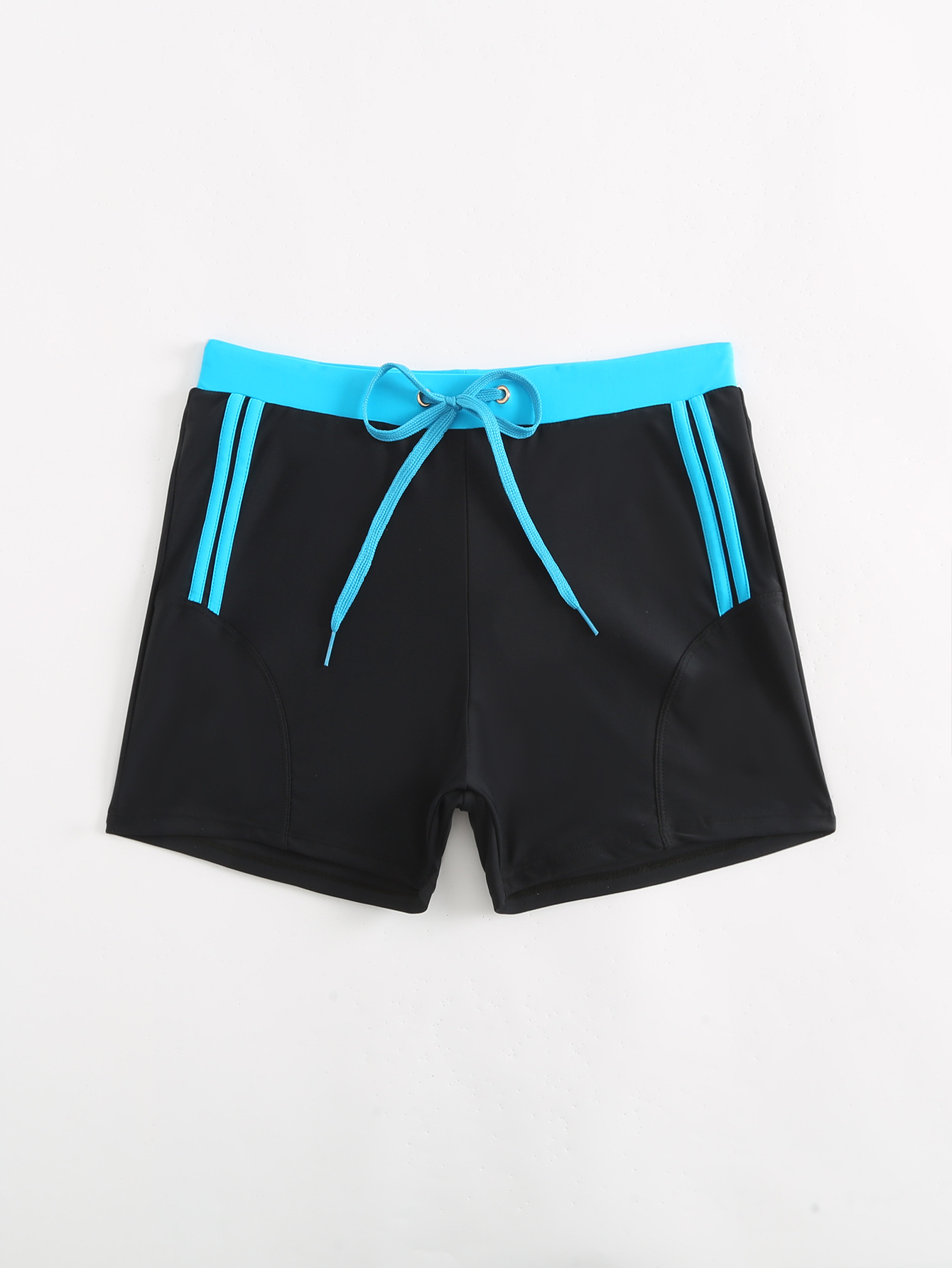 Mens Solid Colour Swim Shorts Quick Dry Swimming Trunks Beachwear_voghion.com