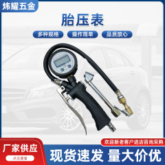デジタル表示式タイヤ空気圧計高精度空気圧時計バンド空気入り自動車タイヤインフレータブルゲージ監視空気入りエアガン