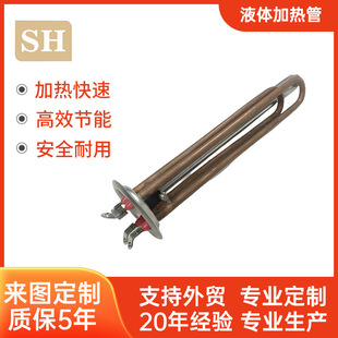 Stainless Steel 2000W Electric Heating Tube 220V Double-Head Heating Water Heater Dispenser Heating Tube Cross-Border Hot Sale