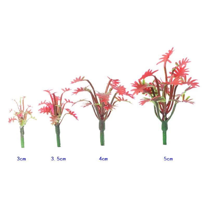 Мини-модель цветок трава микро пейзаж лист лотоса трава пластиковый искусственный цветок DIY ручной работы архитектурный песочный стол сценический материал