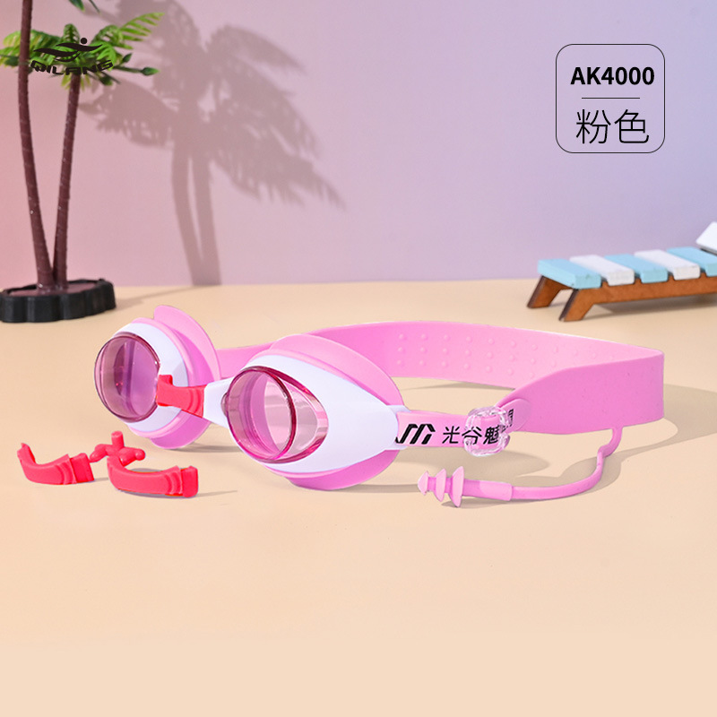 Gafas de Natación para Niños de Policarbonato Impermeable y Antivaho para Natación y Buceo