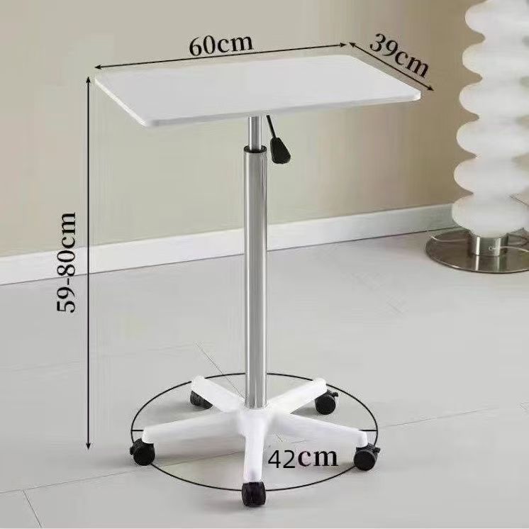 Fabrica directa polea móvil mesa pequeña de pie mesa de trabajo puede elevar pequeña mesa de cama computadora portátil