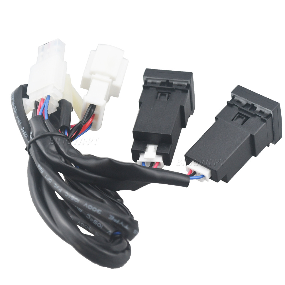 Suitable for Volkswagen 06-12 golf mobile phone charger modified car charger USB QC3.0 fast charge USB