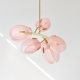 French style mid-ancient cream chandelier modern living room bedroom dining room chandelier Nordic Villa Linglan tulip flower bud lamp