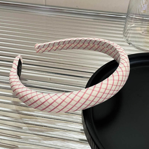 2024 Spring Pink High Crown Butterfly Bow Headband Hair Accessory Korean Sweet Cute Headband Fashion Blogger Simple Hair Accessory