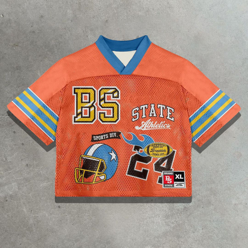 ヨーロッパとアメリカのクロスボーダー Tシャツ メッシュ半袖速乾メンズ サッカー ジャージ pod1776 プリント愛国的な 3D プリント TK|undefined