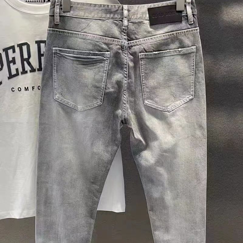 Gray Denim fabric hidden version 10 Siro spinning horizontal and vertical slub cotton elastic denim B7WR1006 Gray Gray Denim fabric hidden version 10 Siro spinning horizontal and vertical slub cotton elastic denim B7WR1006 Gray