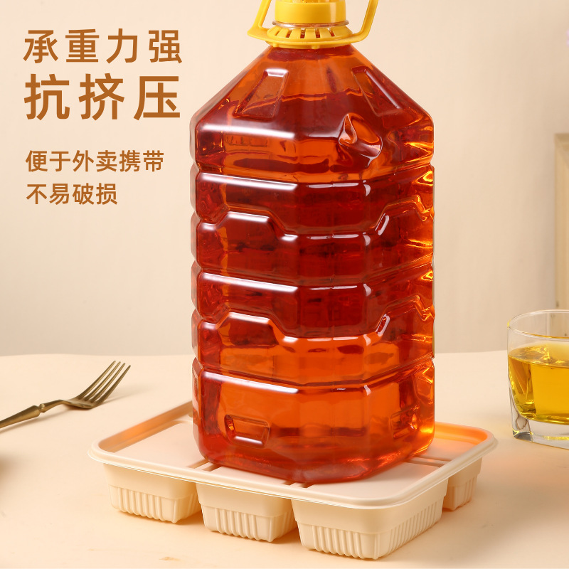 Almidón de maíz degradable para llevar de estilo japonés empaquetado para microondas de grado alimenticio