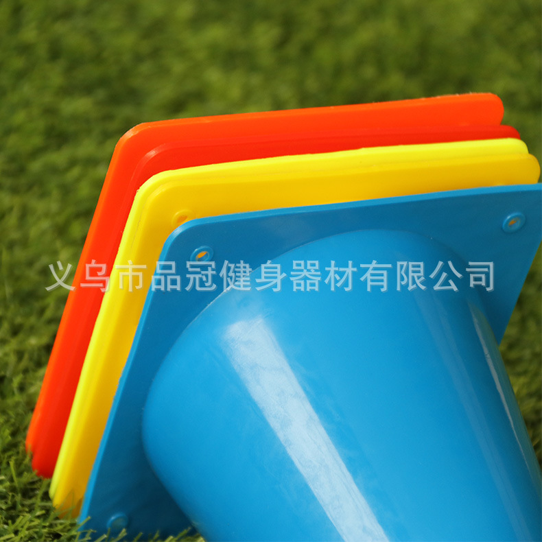 Logo Barril de entrenamiento de fútbol 28cm Barril de obstáculos Cono de deportes Cono de entrenamiento de baloncesto Barril de bandera