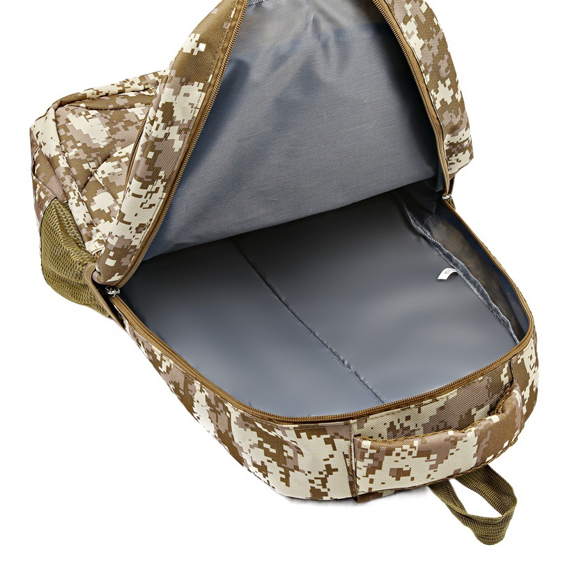 Comercio exterior nuevo al aire libre mochila casual moda hombres mochila de gran capacidad de la escuela secundaria estudiante mochila camuflaje bolsa de viaje