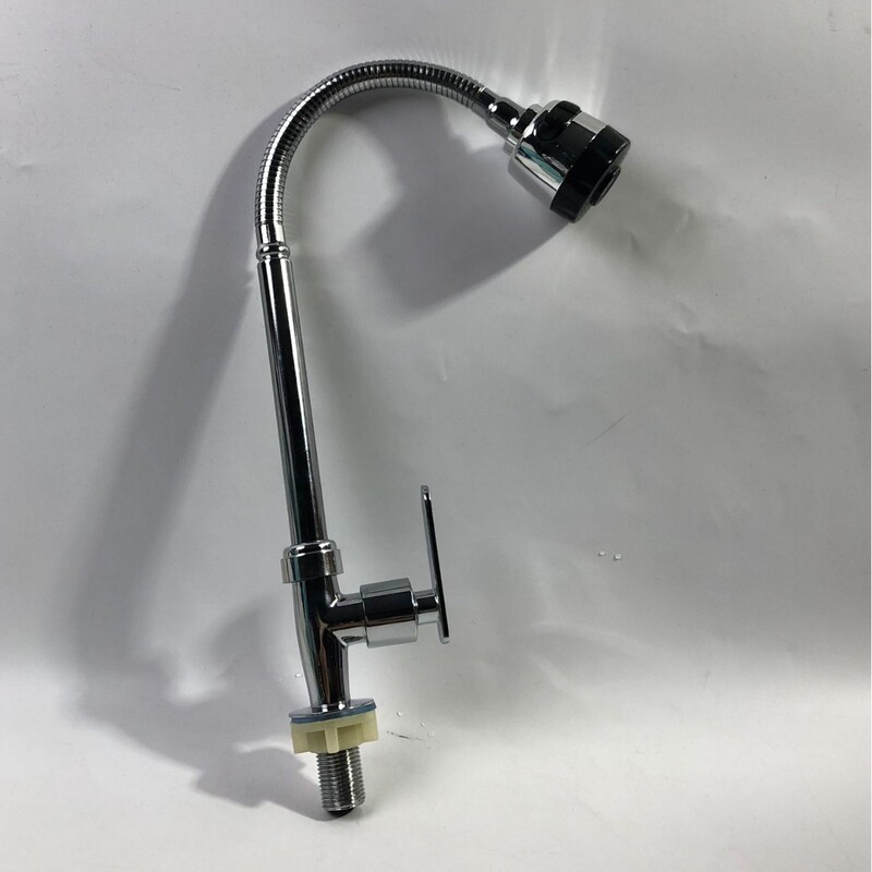 Source Factory Cross-Border Product Single Cold Water Sink Faucet Balcony Laundry Sink Multi-Directional Adjustable Faucet