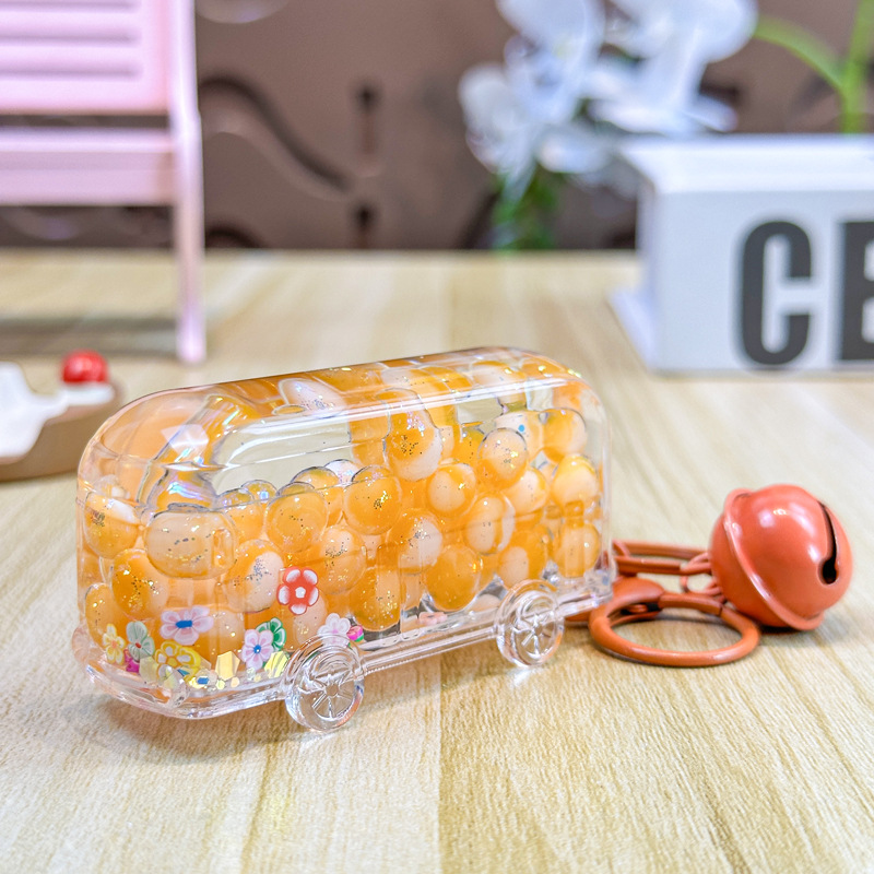 Cartoon Dream Bear Girl Keychain leche rosa muñeca adorable bolso de pareja colgante pequeño regalo al por mayor