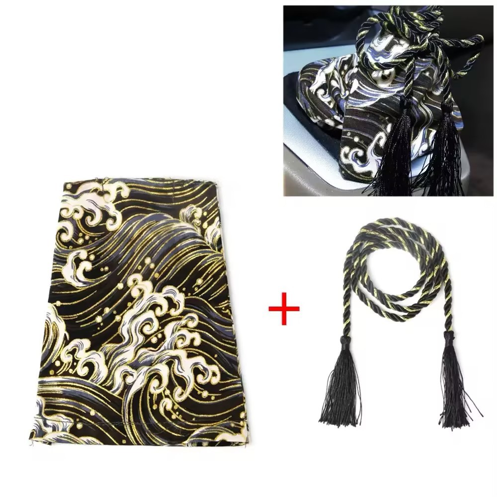JDM Japanese-style car gear shift cover, manual transmission gear shift cover, popular cross-border product, car interior decoration, national trend