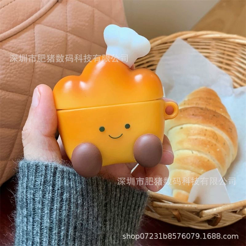 Чехол для AirPods (Ketong) в виде милой cartoon силиконовый защитный чехол — совместим с AirPods 1/2/3/4/Pro/Pro2