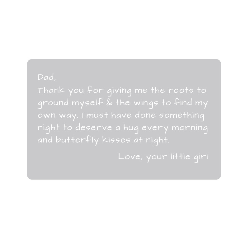 Tarjeta de visita de metal de aluminio tarjeta de monedero de grabación Europa y América transfronteriza Amazon tarjeta de regalo caliente