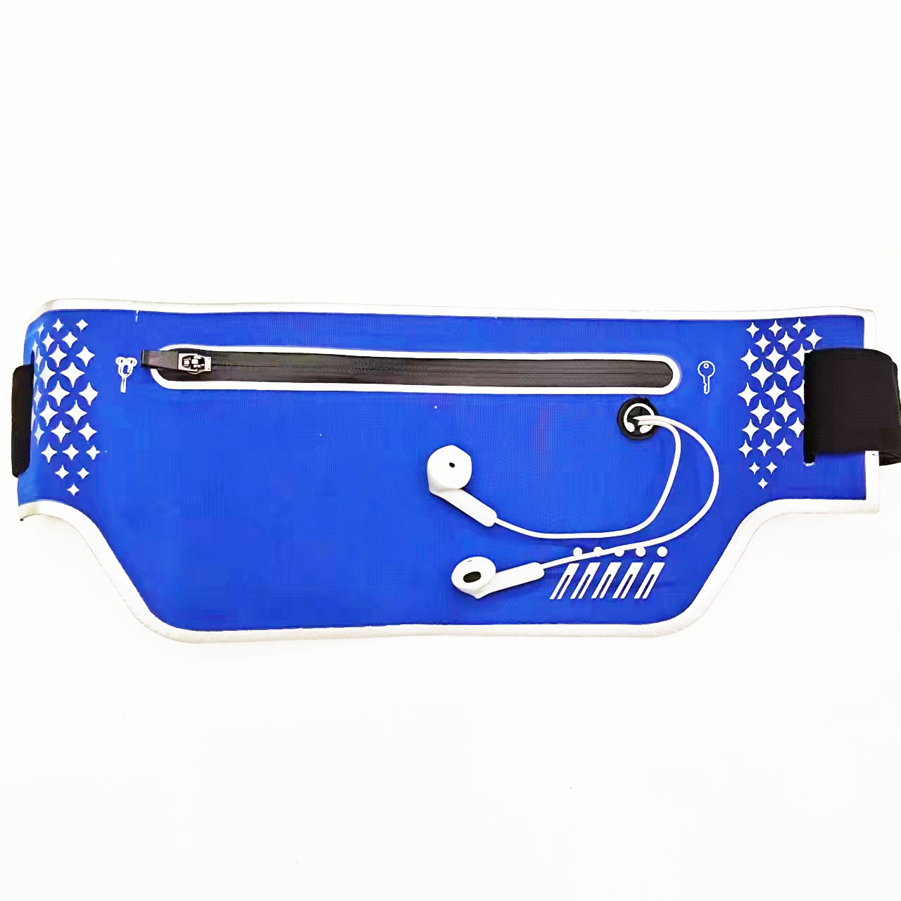 Outdoor sports waist bag: Light and thin, running, reflective voltage, invisible zipper, fitness phone bag pic 4