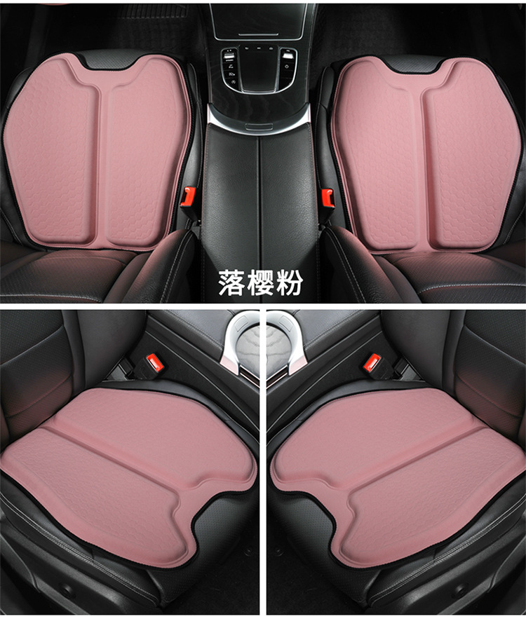 Factory direct new summer ice silk cold gel car seat cushion non-slip breathable cool mat home office seat cushion