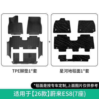 23-26 Nio Es8 Car Special – Modelə uyğun ayaqaltı - 26-models-of-nio-es8-double-layer-seven-seatergalaxy-blanket-floor-mats-w250012043