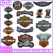 厂家直销运动棒球摩托车队补丁贴服饰服装辅料卡通时尚绣花加工