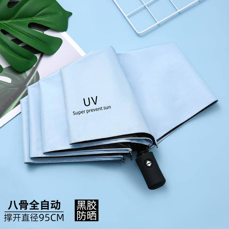 全自動傘 男女兼用 折りたたみ 大型 強化厚手 晴雨兼用 日よけ 日焼け防止 UVカット|undefined