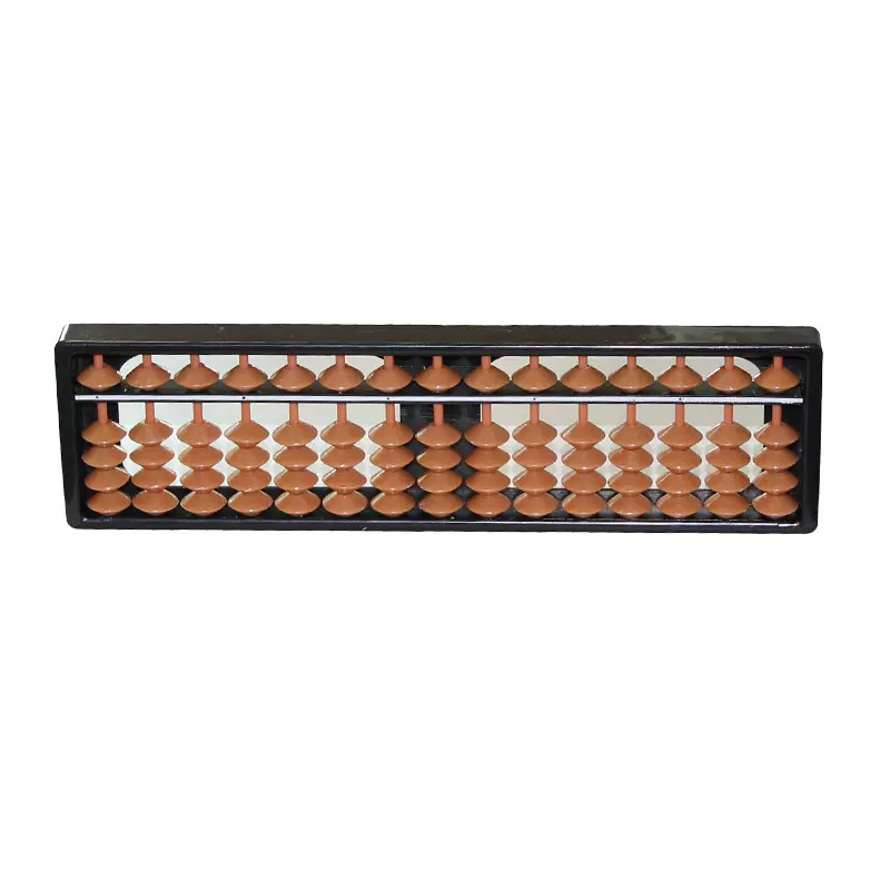 小学15档单色珠心算算盘模型ABS算盘教具创意礼物厂家批发